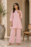Blush Pink Self-Design Women's Co-ord Set