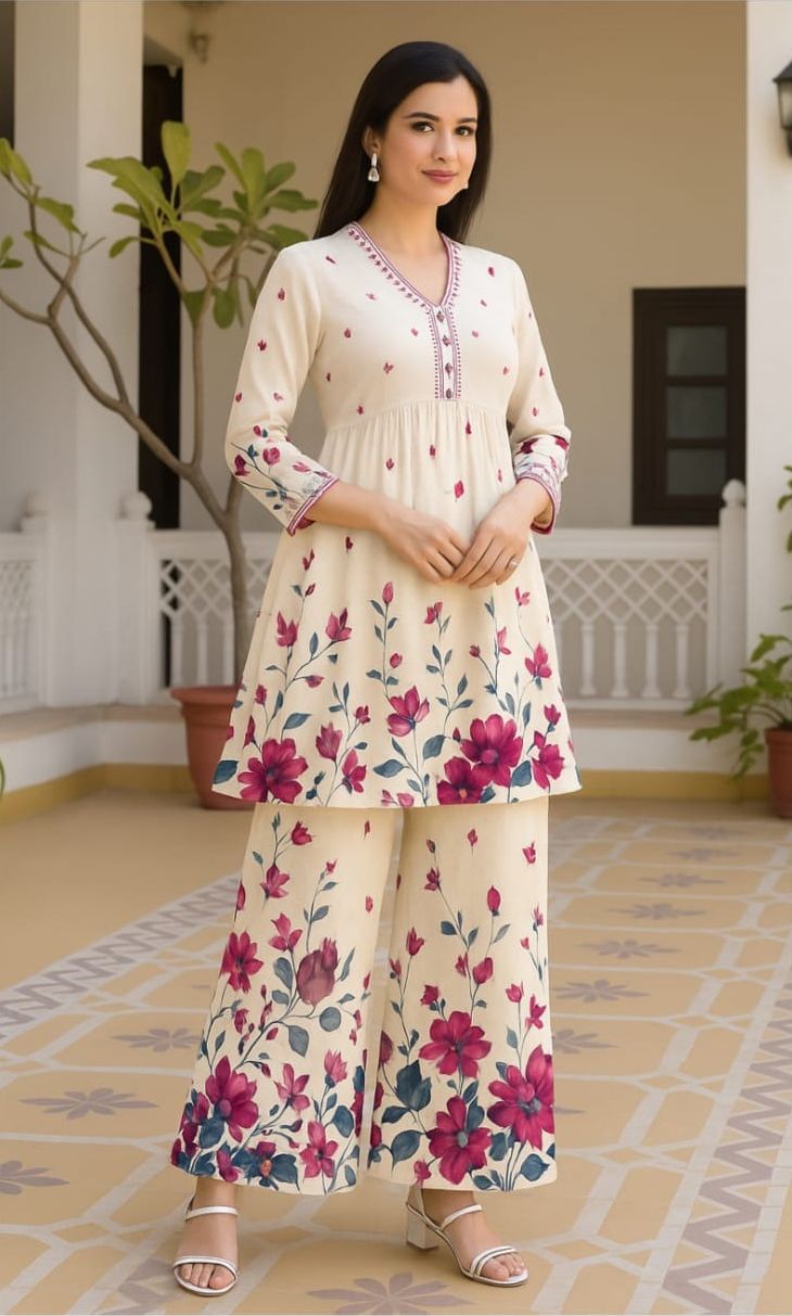 Two-Piece Ethnic Set 123