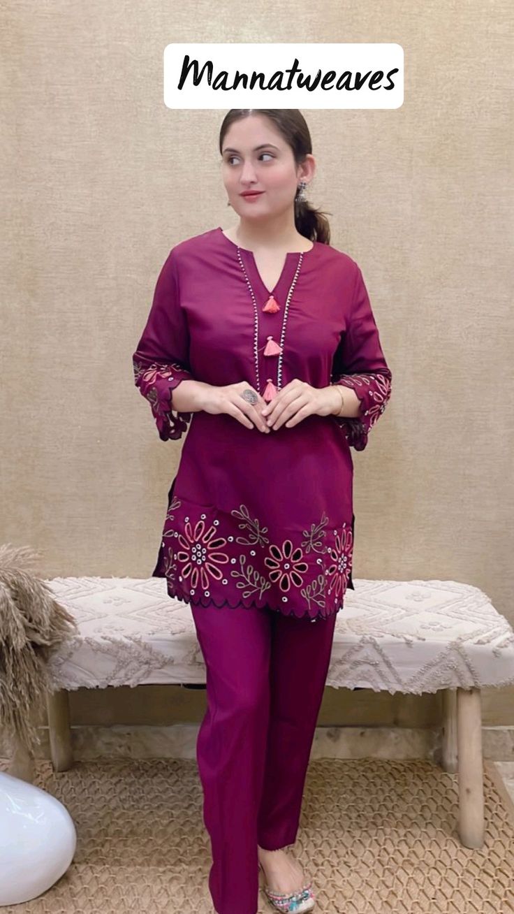 Two-Piece Ethnic Set 124